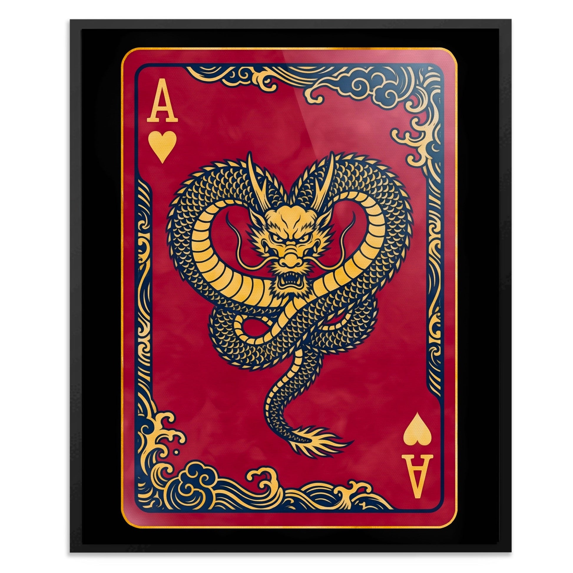Samurai Ace Hearts Card