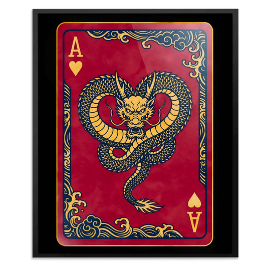 Samurai Ace Hearts Card