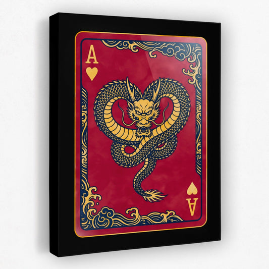 Samurai Ace Hearts Card