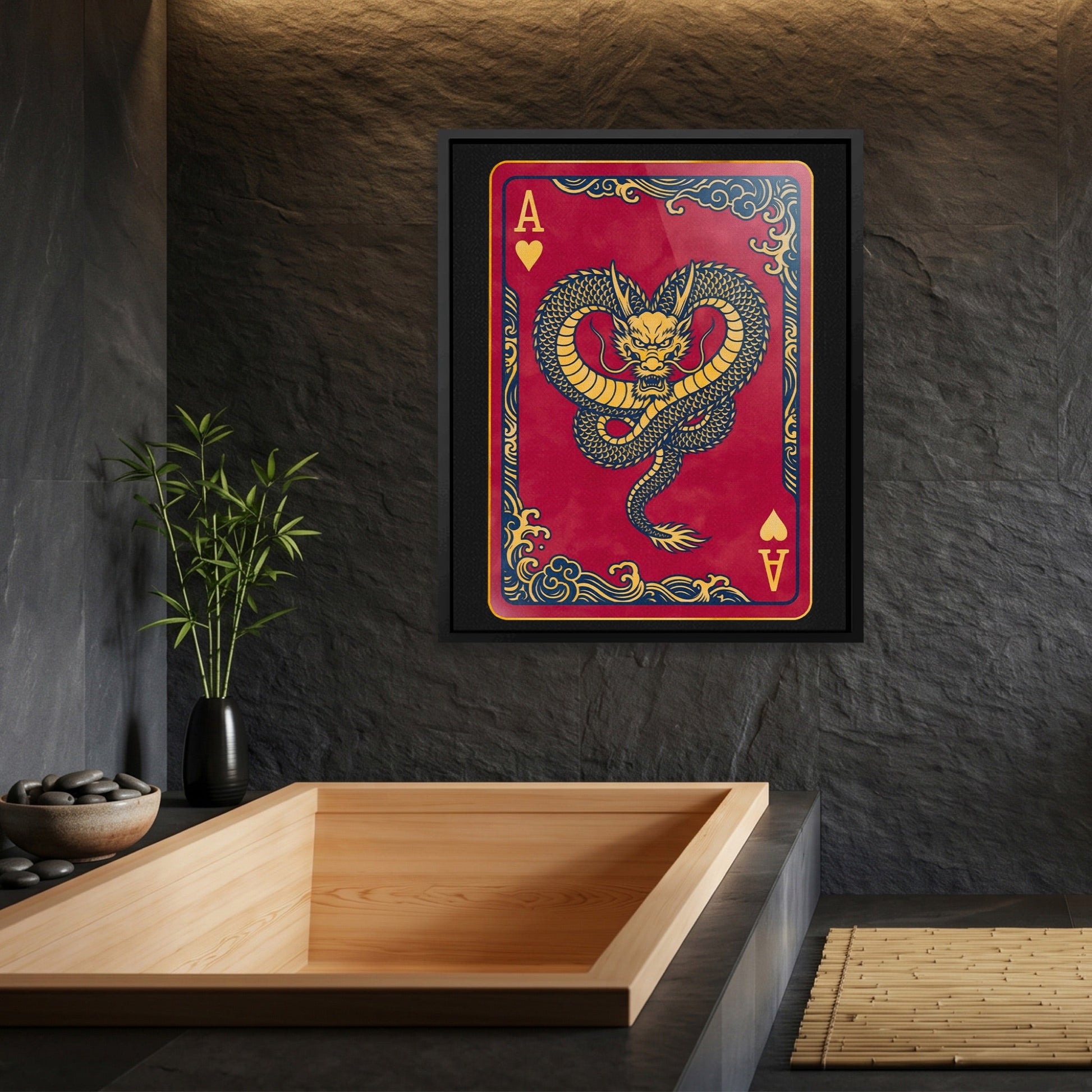 Samurai Ace Hearts Card