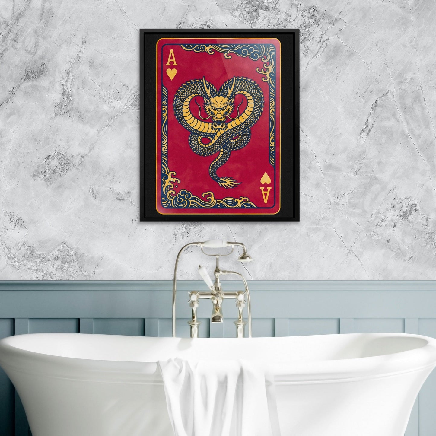 Samurai Ace Hearts Card