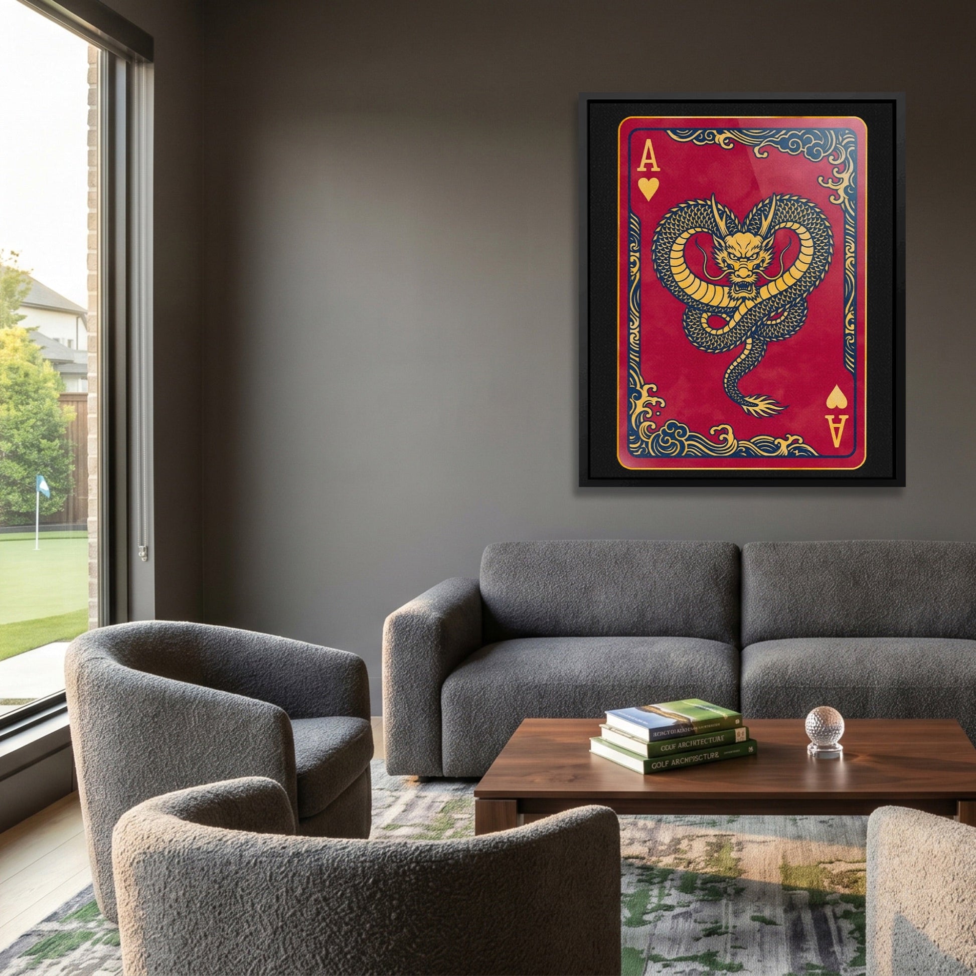 Samurai Ace Hearts Card