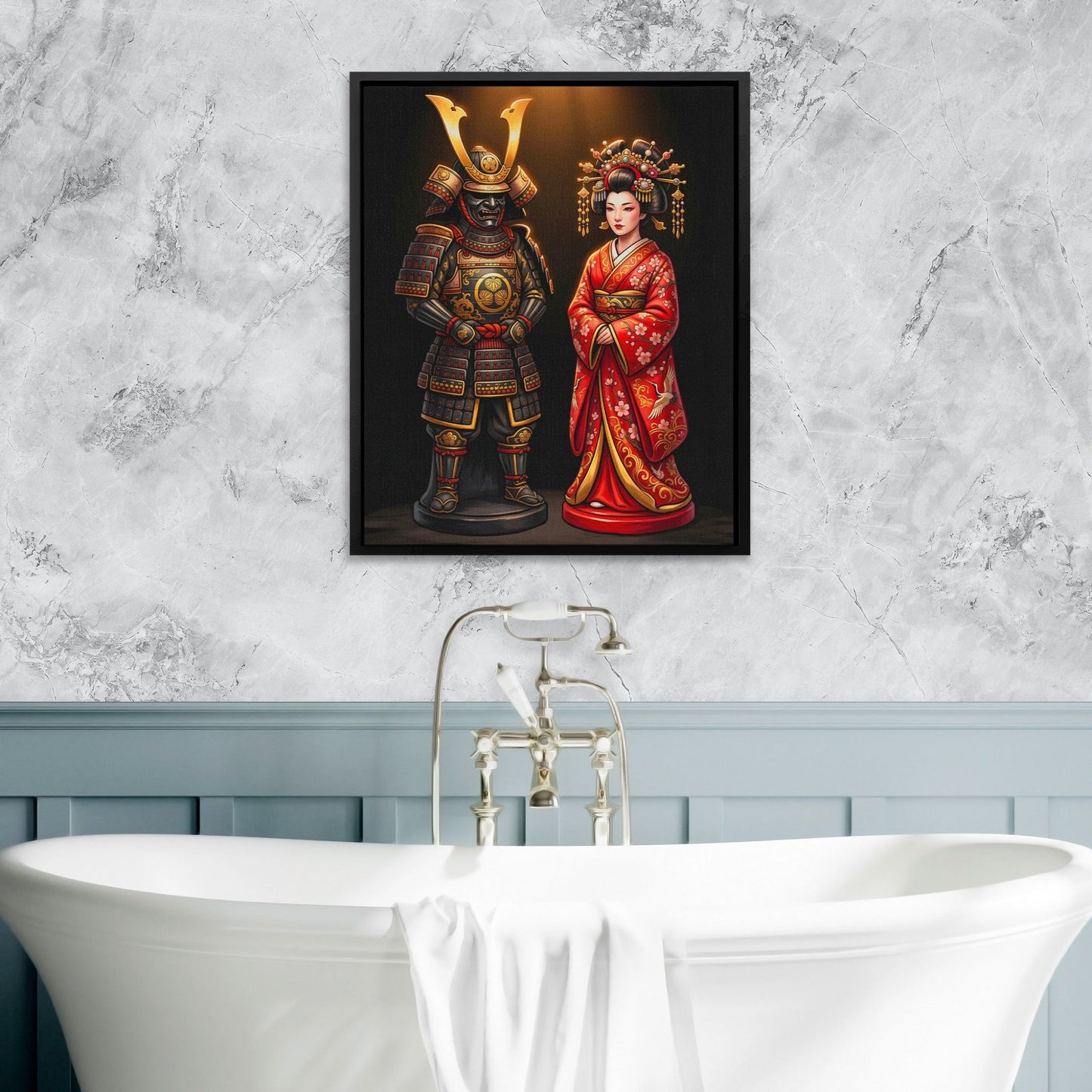 Samurai Couple Chess