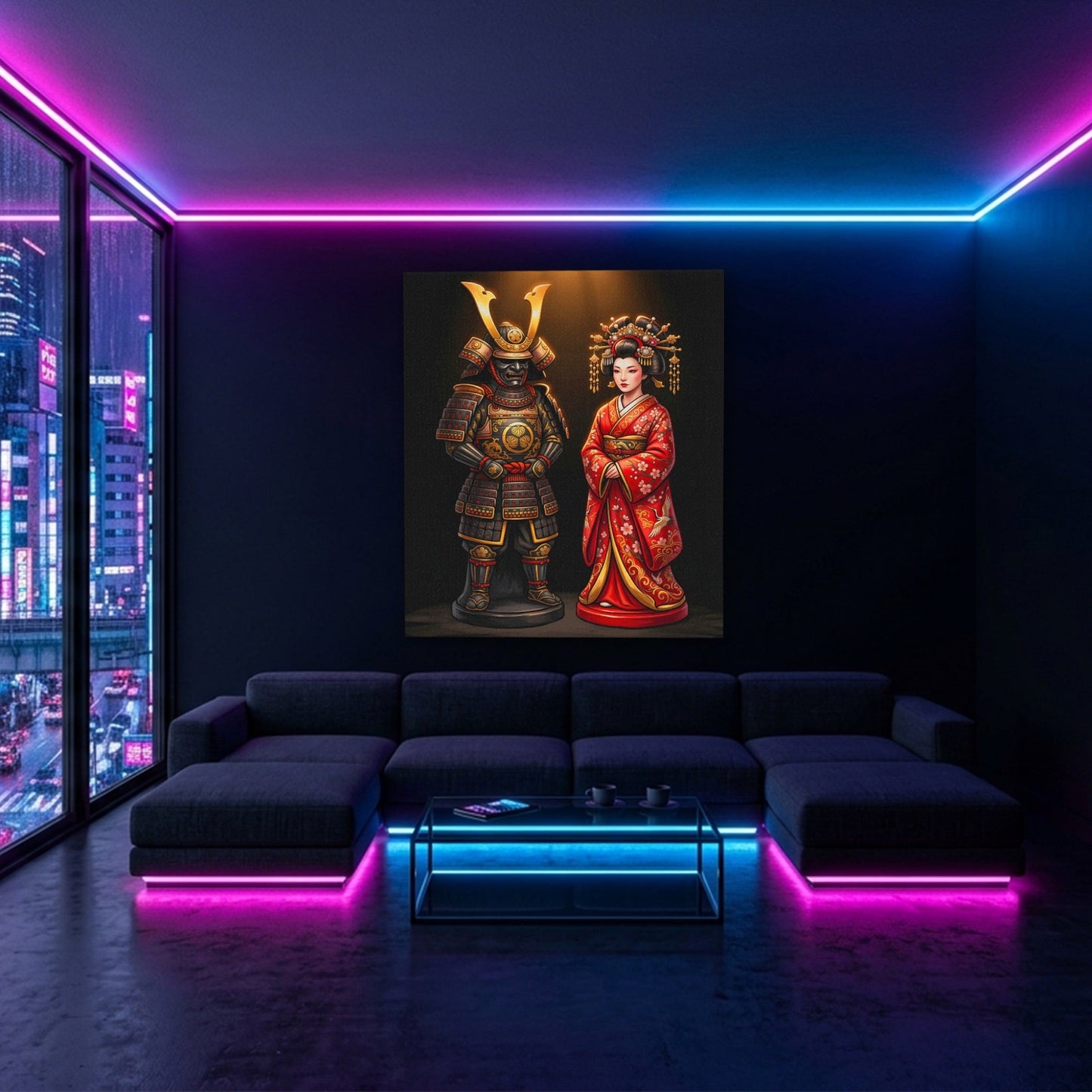 Samurai Couple Chess
