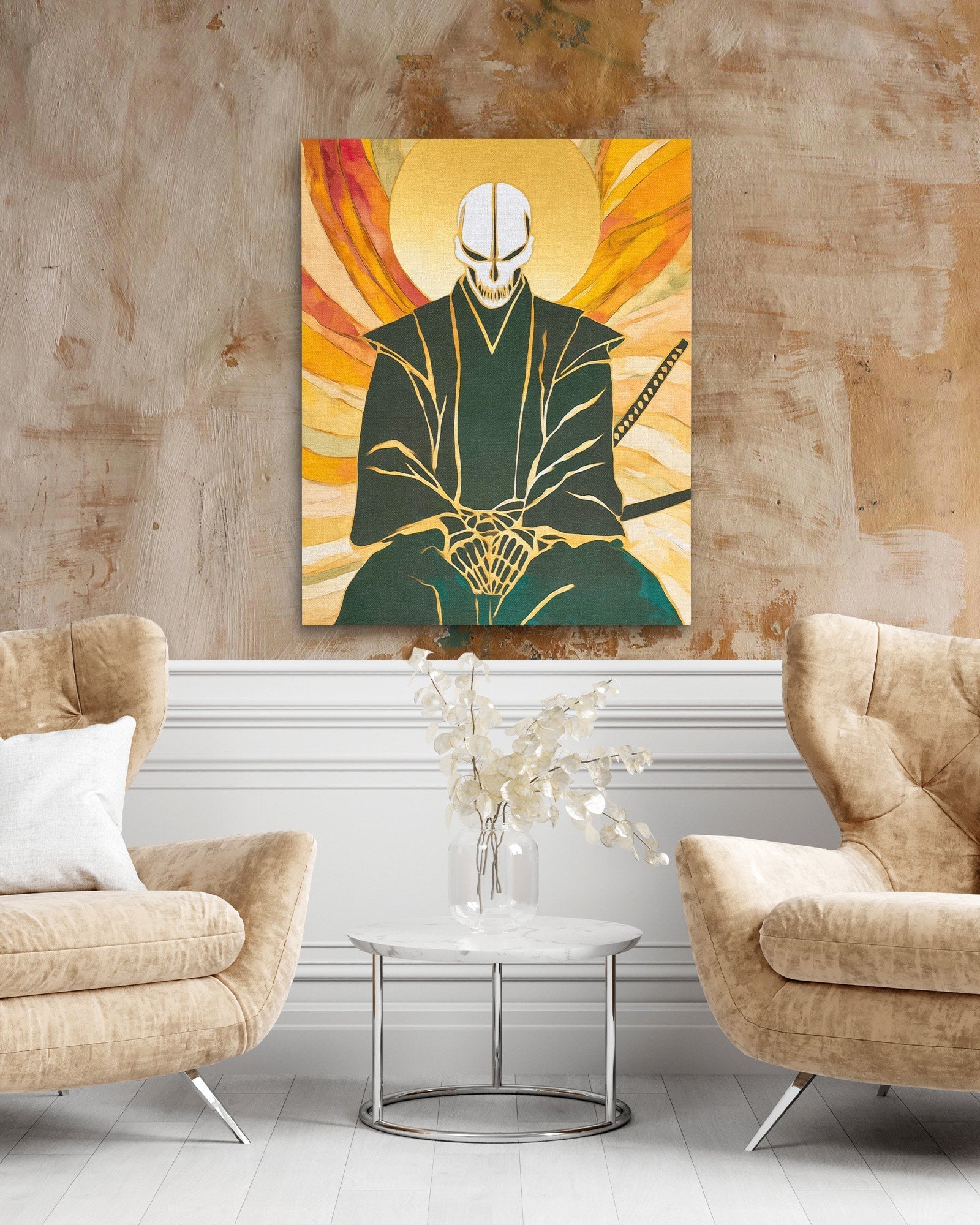 Samurai Death Meditation - Luxury Wall Art