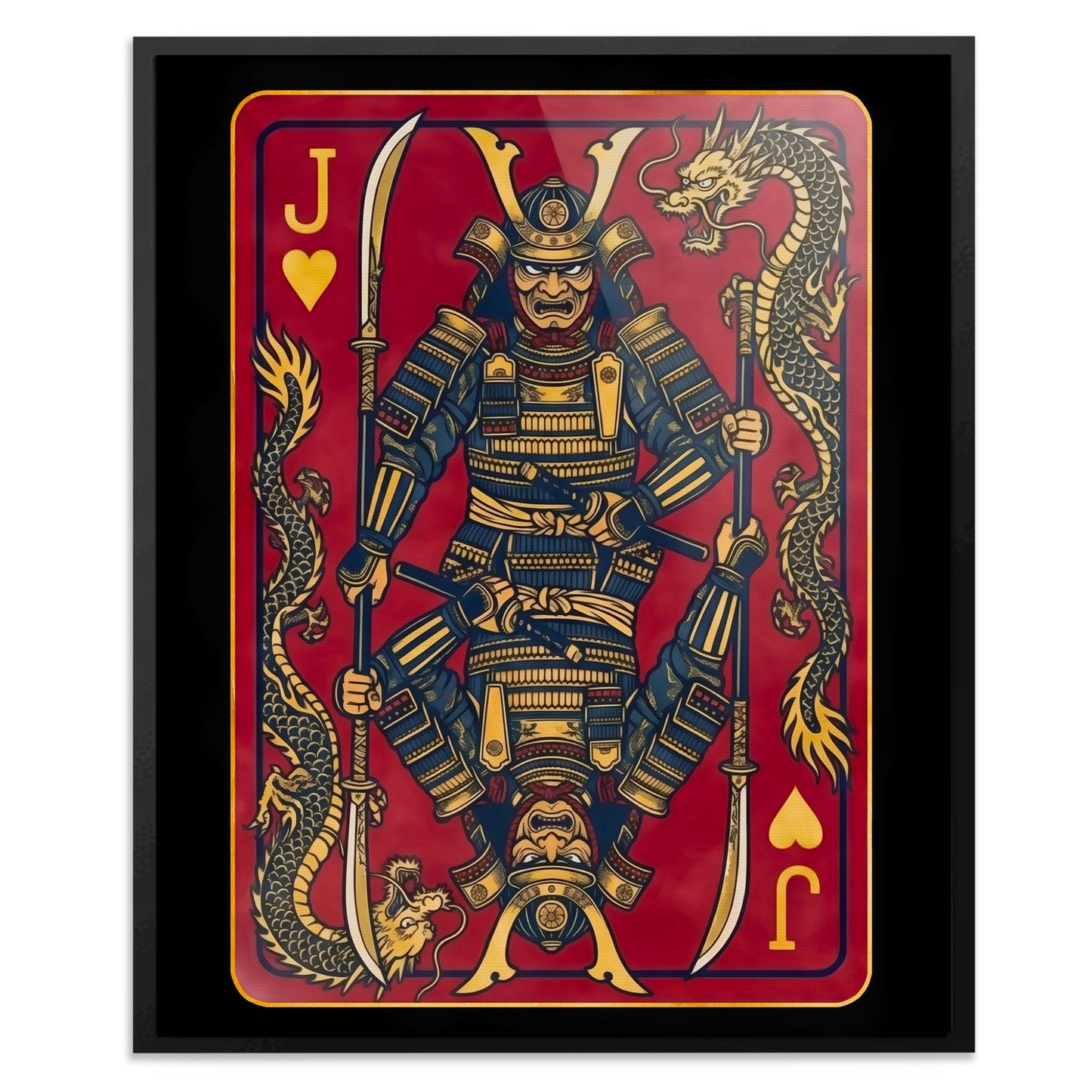 Samurai Jack Hearts Card