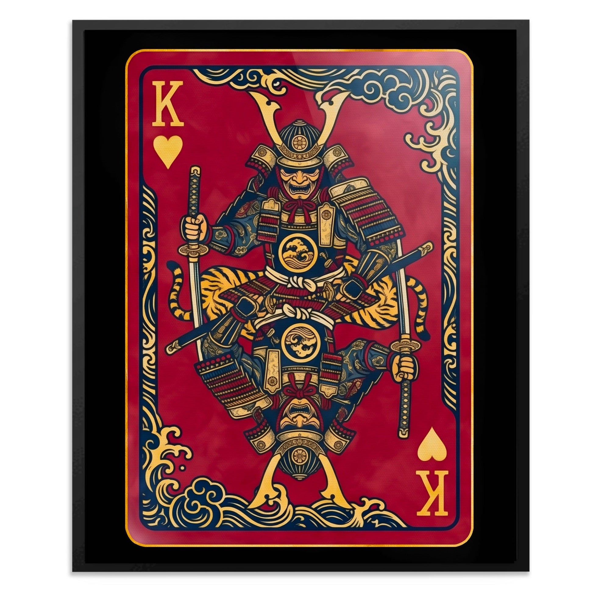 Samurai King Hearts Card