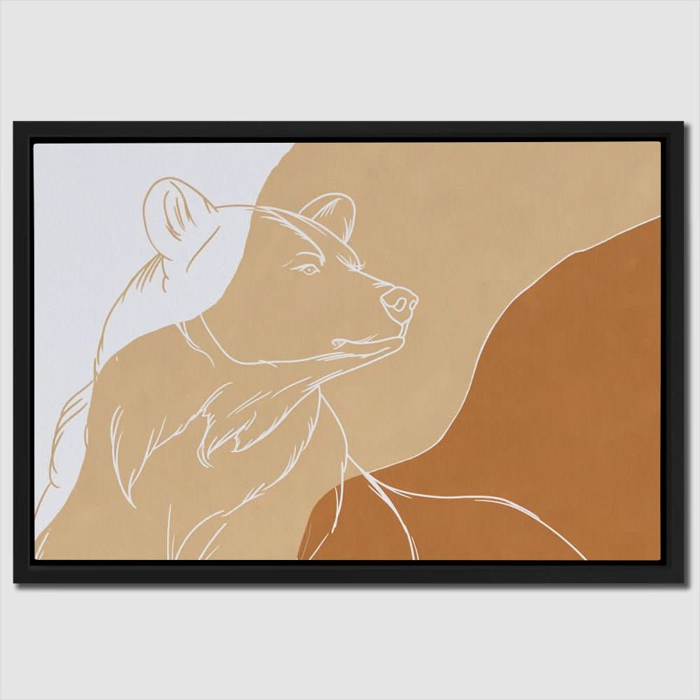 Sandy Bear - Bear Art for Bedroom