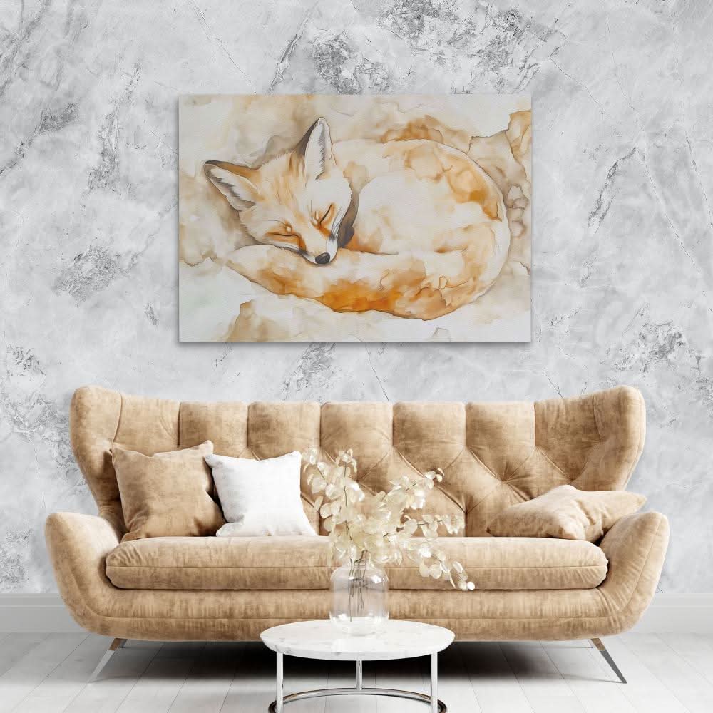 Sandy Fox - Large Canvas Print