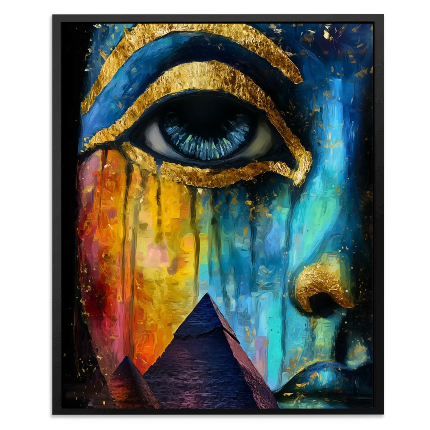 Sapphire Eye Oracle - Luxury Wall Art