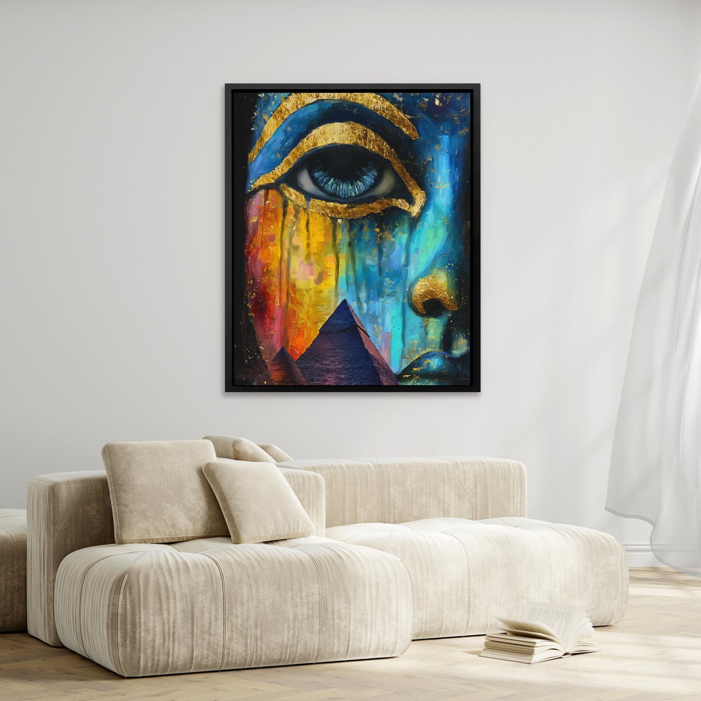 Sapphire Eye Oracle - Luxury Wall Art