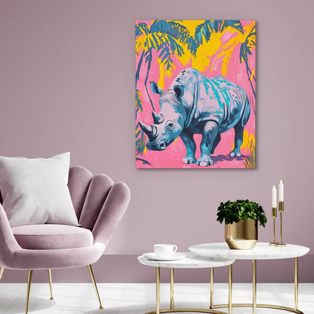 Savanna Dream - Blue Wall Art for Living Room
