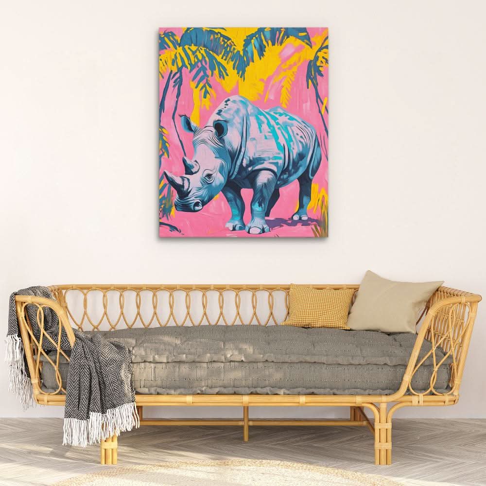 Savanna Dream - Maximalist Colorful Canvas Wall Art
