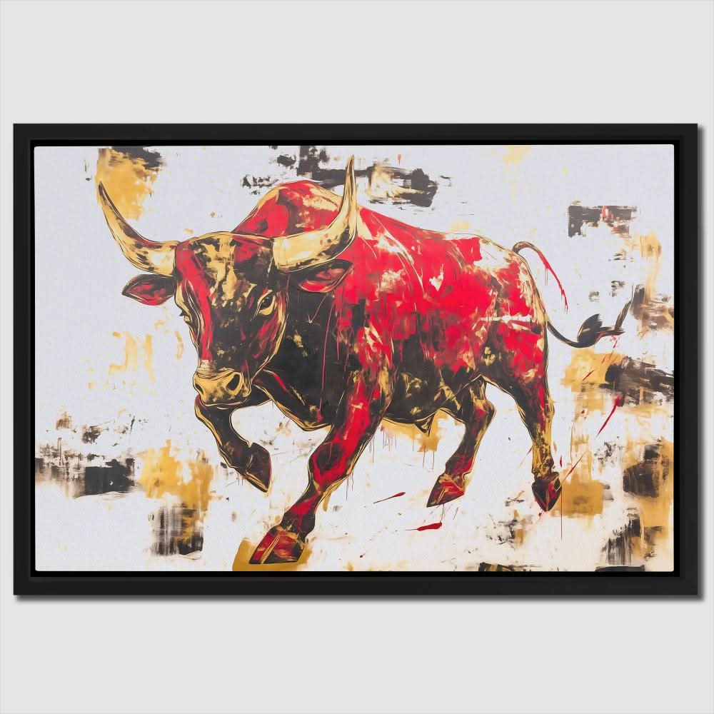 Scarlet Rampage - Gold Entrepreneur Canvas Print