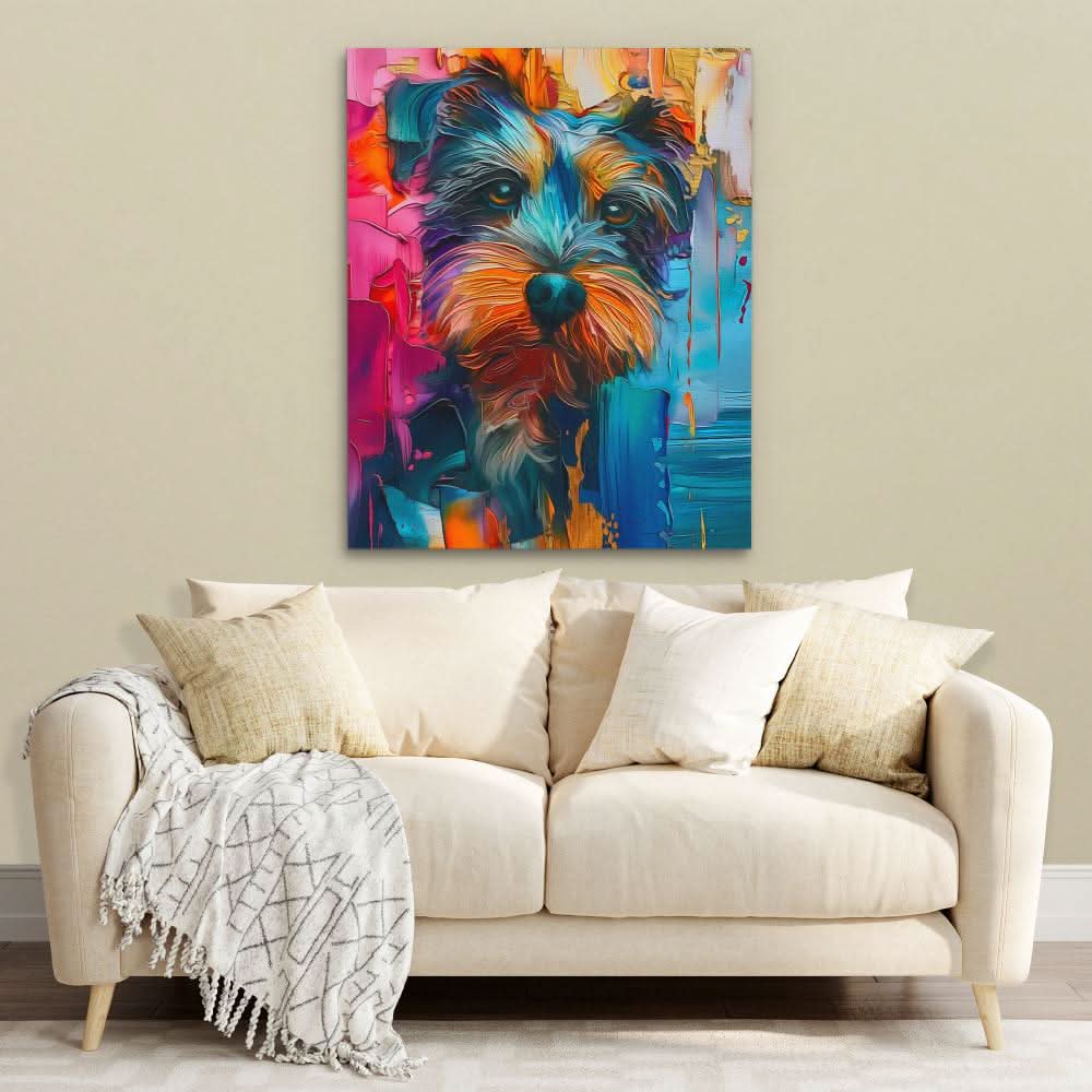 Scottish Fluff - Colorful Wall Art