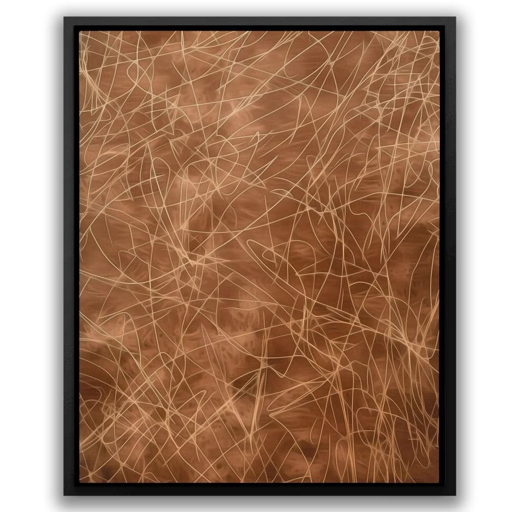 Scribbled Lines - Wall Art for Bedroom