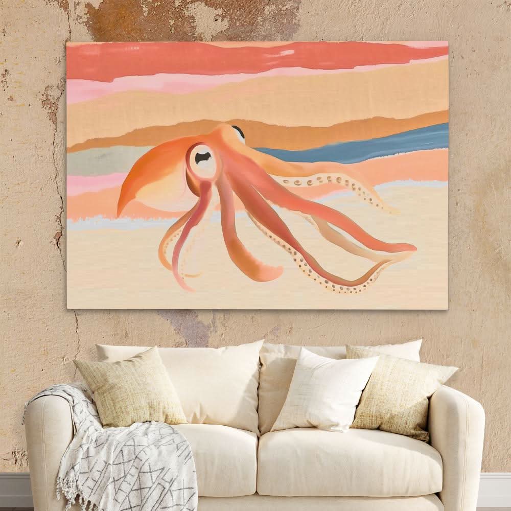 Sea Dreamer - Ocean Wall Art in Black Frame