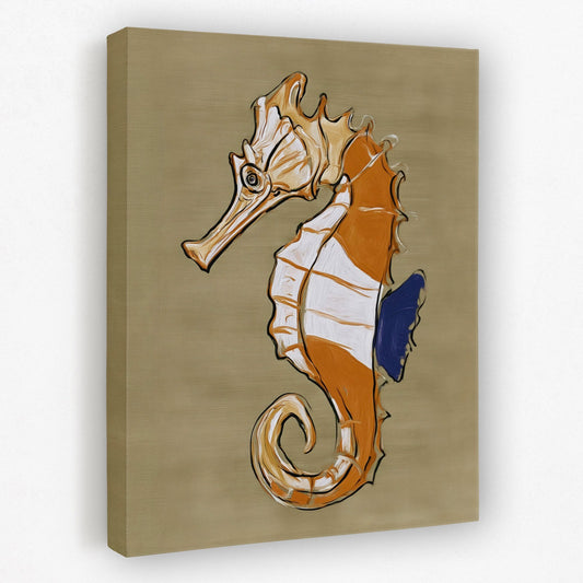 Seahorse Copper Dreams - Luxury Wall Art
