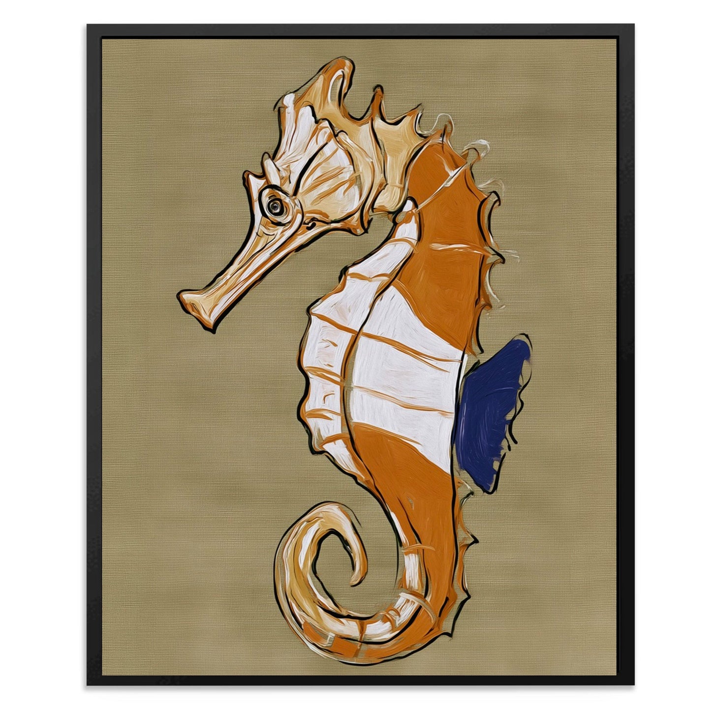 Seahorse Copper Dreams - Luxury Wall Art