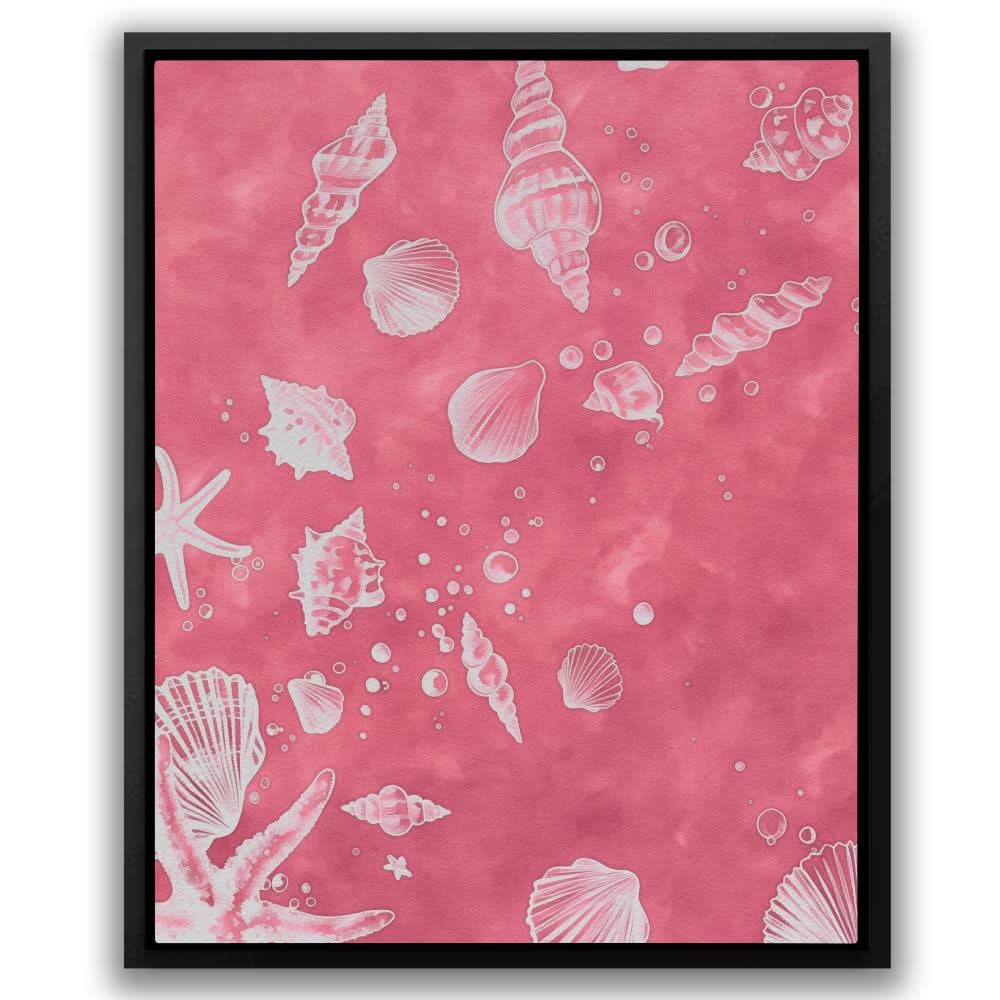 Seashell Dance - Beach Art for Bathroom