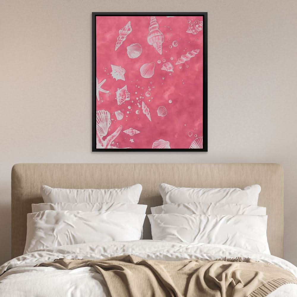 Seashell Dance - Colorful Wall Art for Bedroom