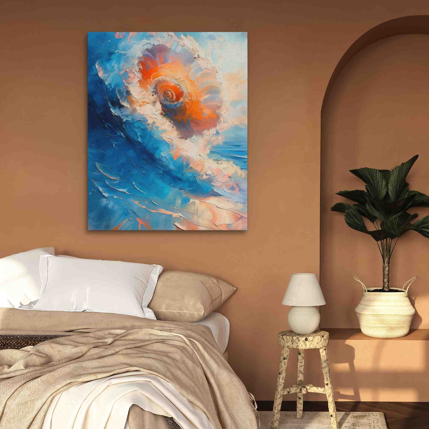 Seashell Wave - Beach Art