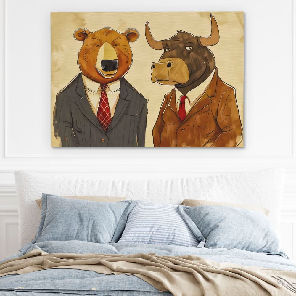 Seasoned Brokers - Animals Art for Home Office