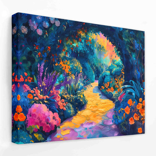 Secret Garden - Floral Canvas Wall Art