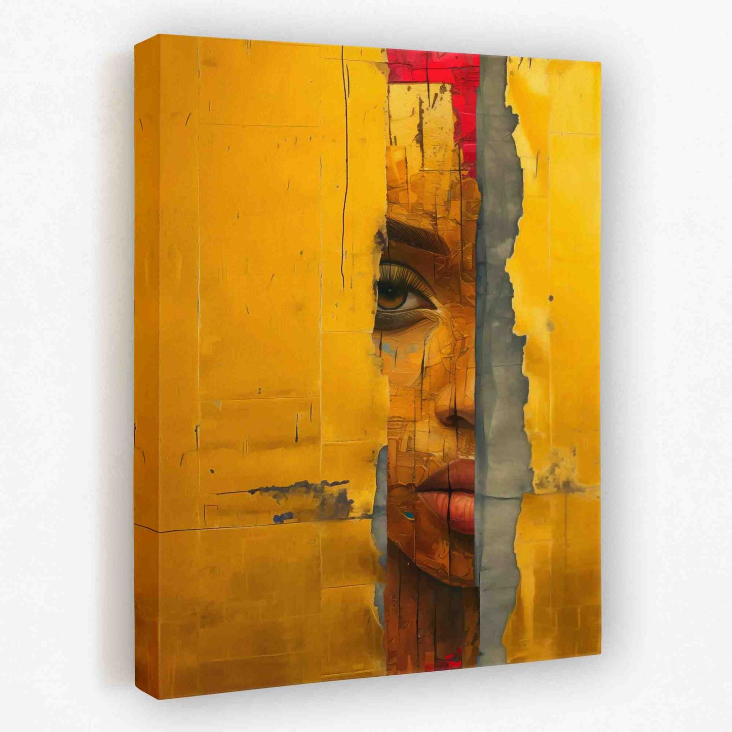 Self Reflections - African American Canvas Wall Art