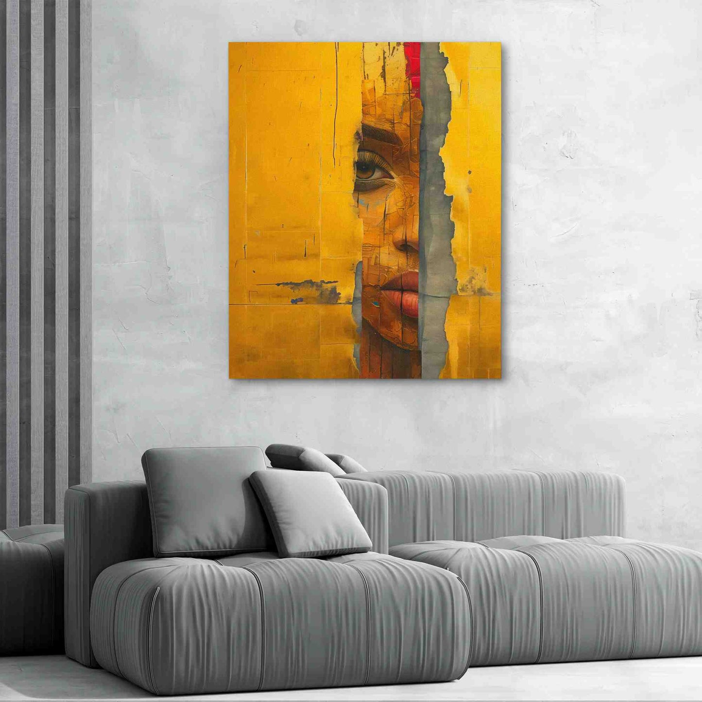 Self Reflections - Gold Wall Art