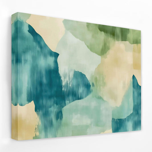 Serene Earth Tones - Entryway Canvas Wall Art