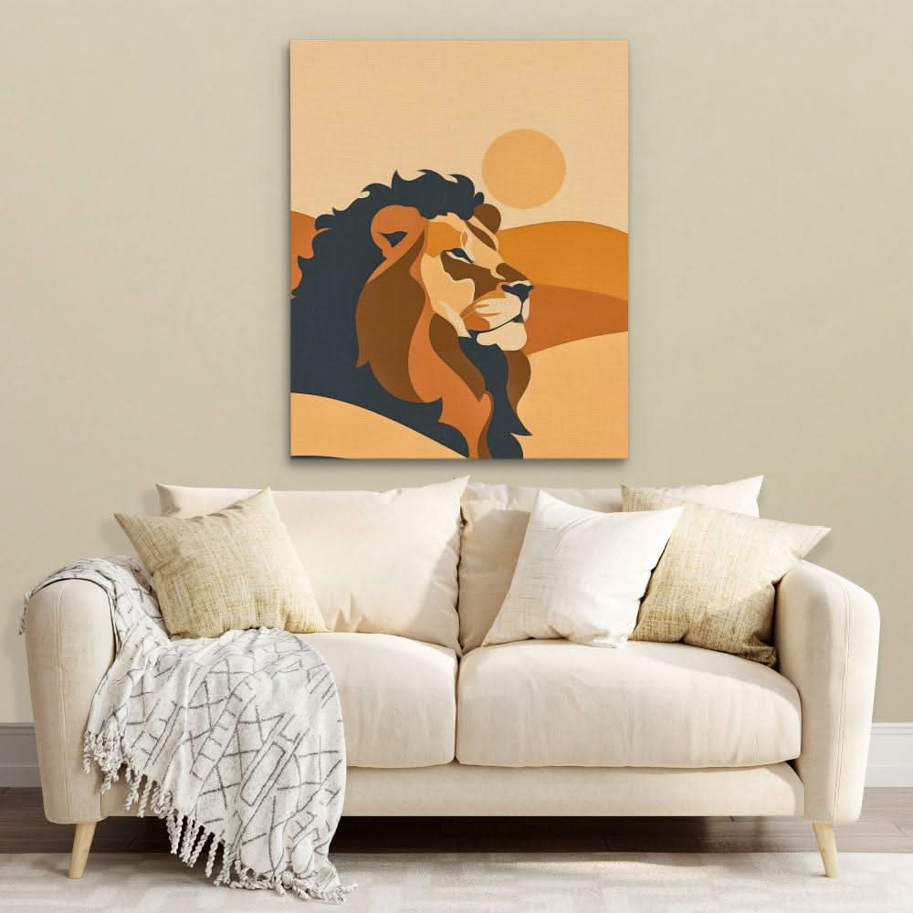 Serene Lion - Africa Art