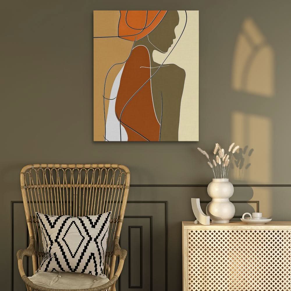 Serene Melody - Large Abstract Canvas Print