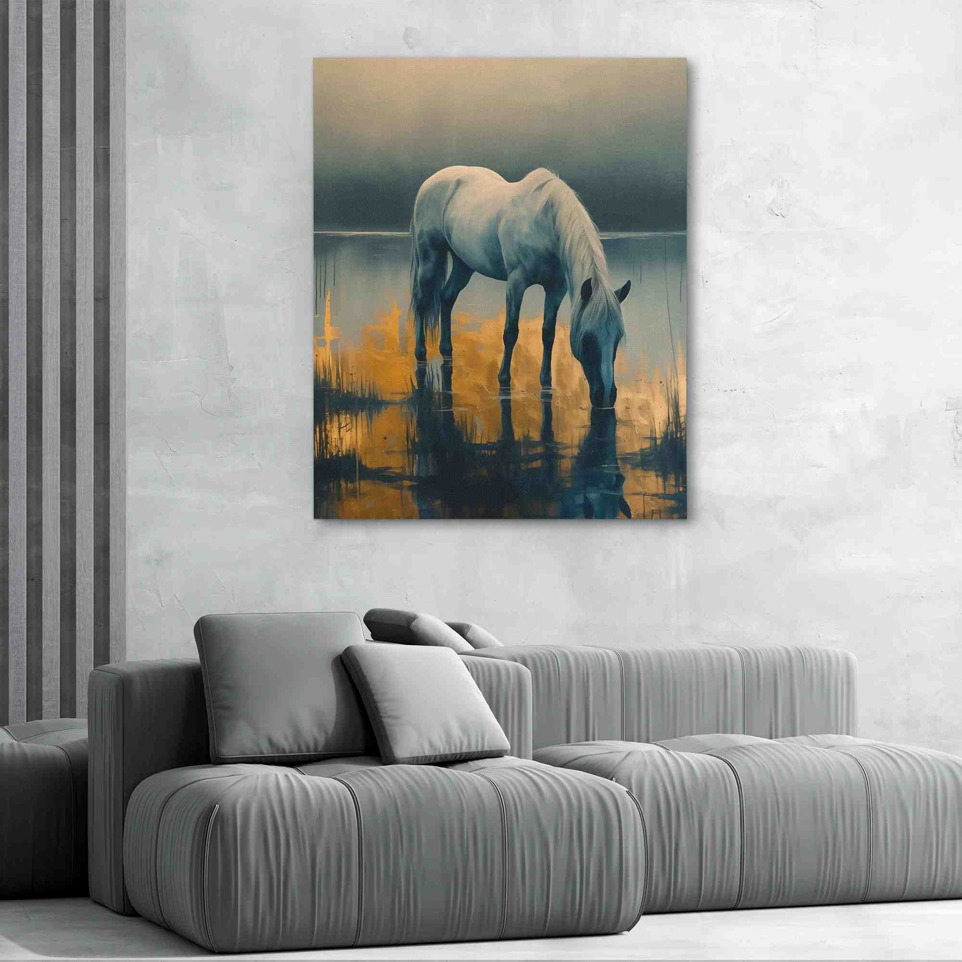 Serene Reflection - Large Canvas Print