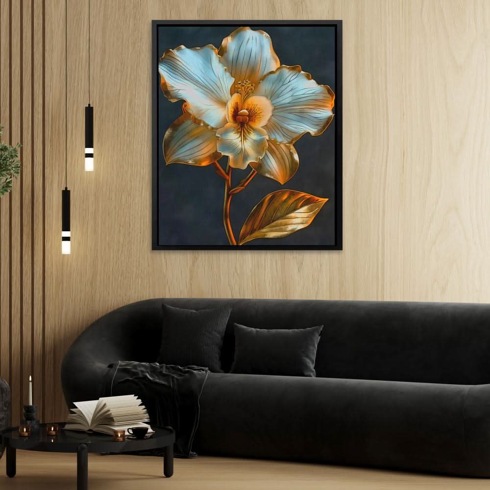 Serene Spirit - Gold Nature Canvas Print