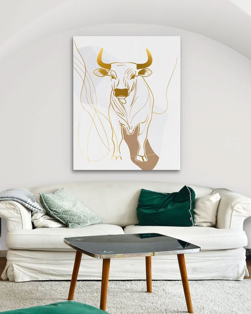 Serene Strength - Minimalist Neutral Canvas Wall Art