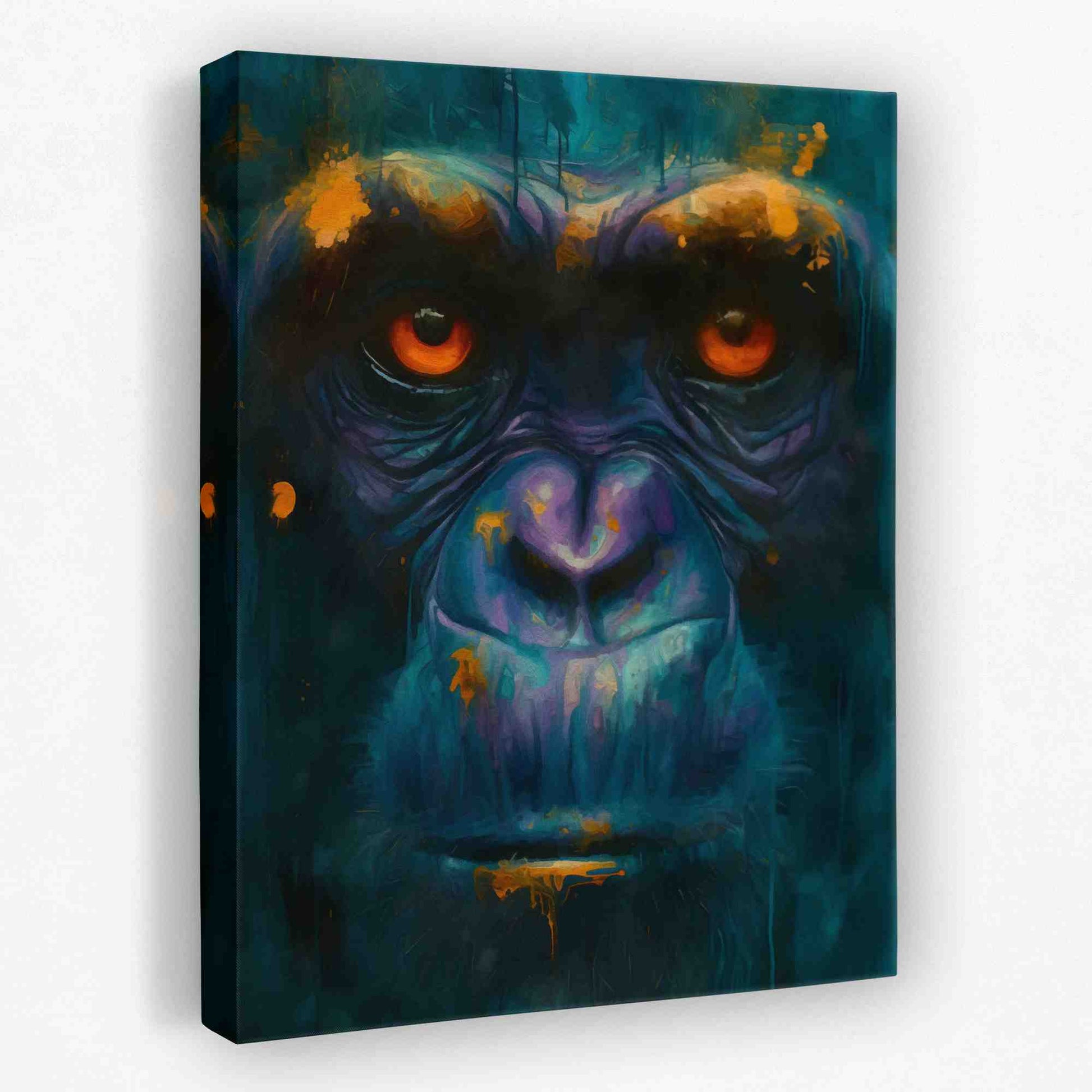 Serious Ape - Africa Canvas Wall Art