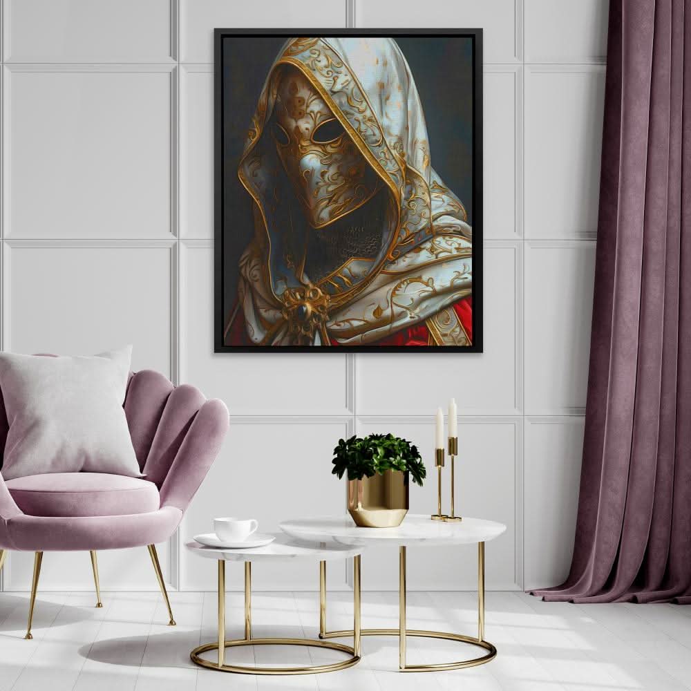 Shadow Guardian - Knight Canvas Print
