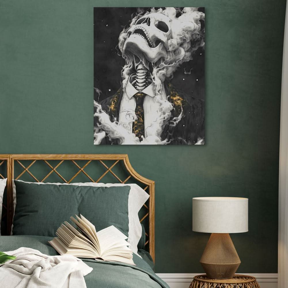 Shadow Soul - Abstract Wall Art in Black Frame