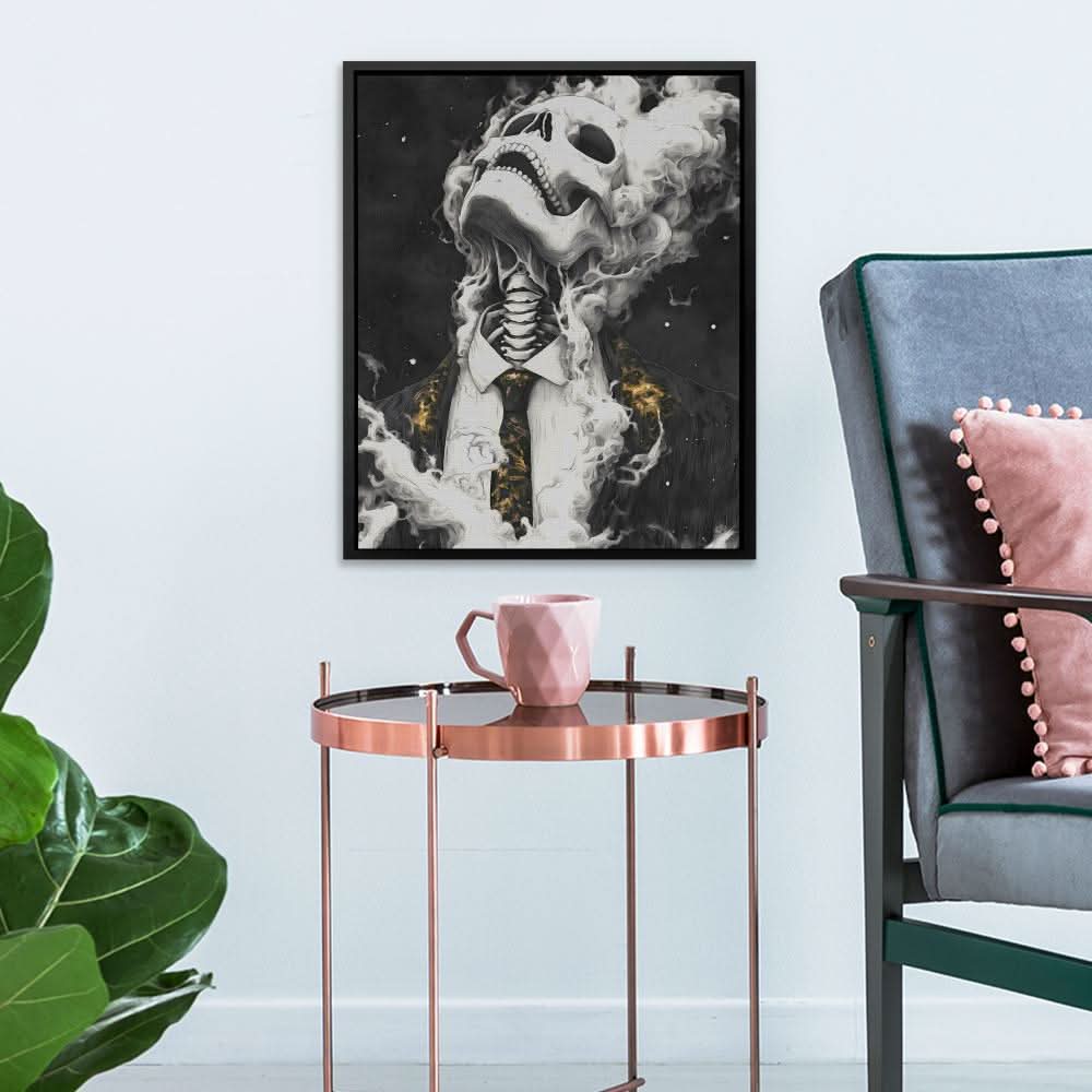 Shadow Soul - Black and White Art for Living Room