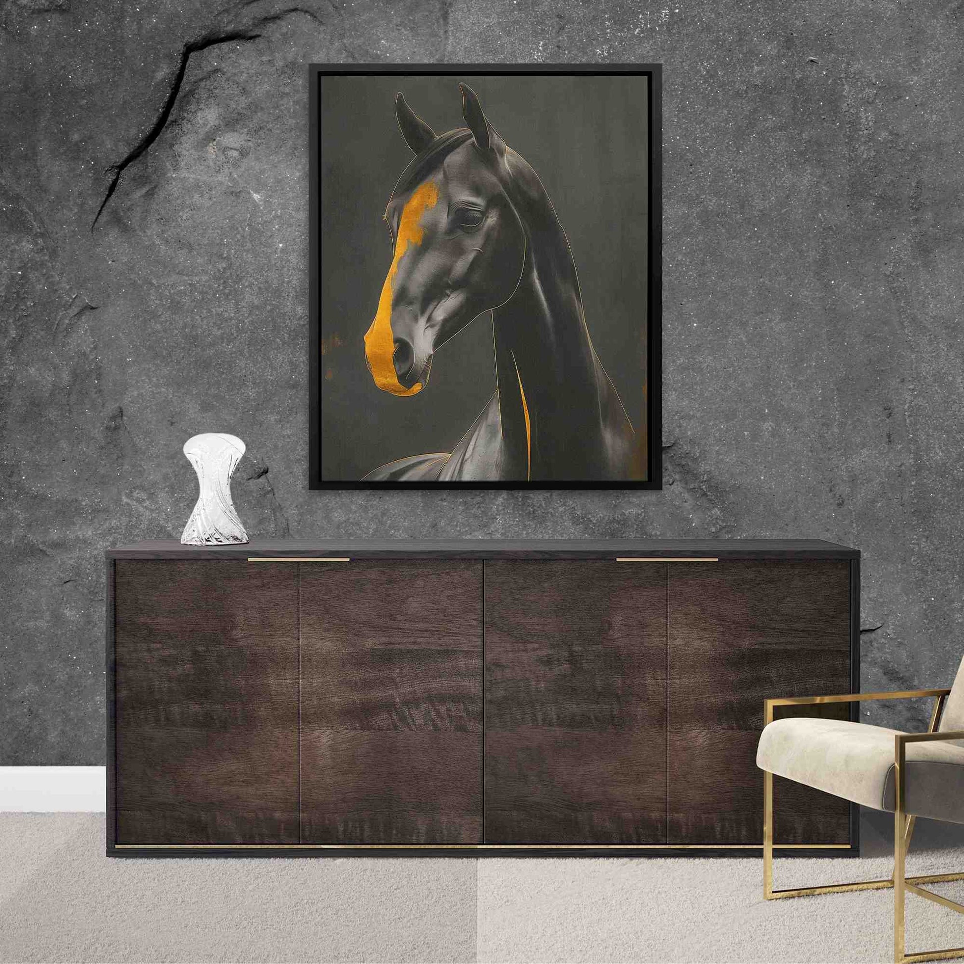 Shadow Sprinter - Large Canvas Print
