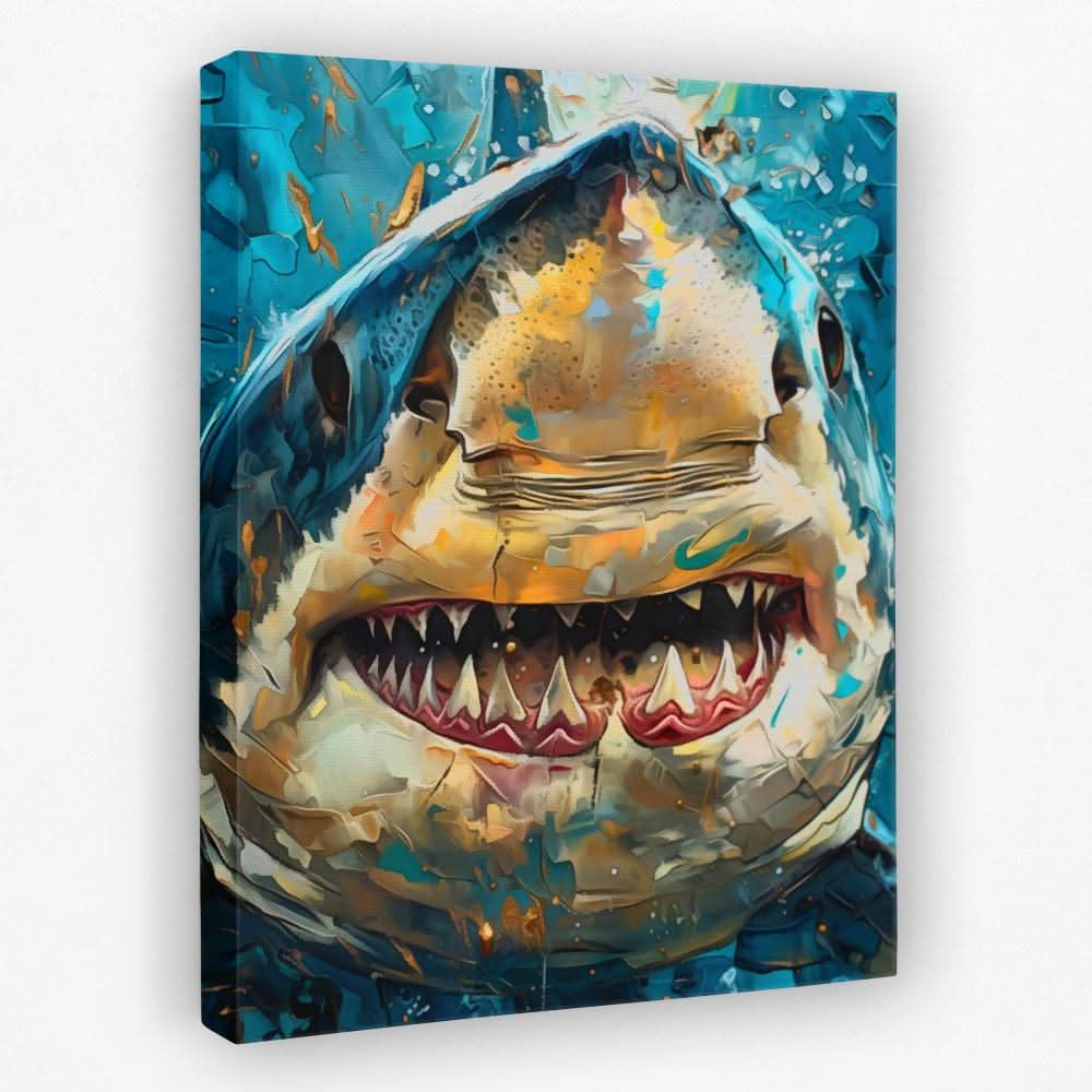 Shark Jaws - Nature Canvas Wall Art