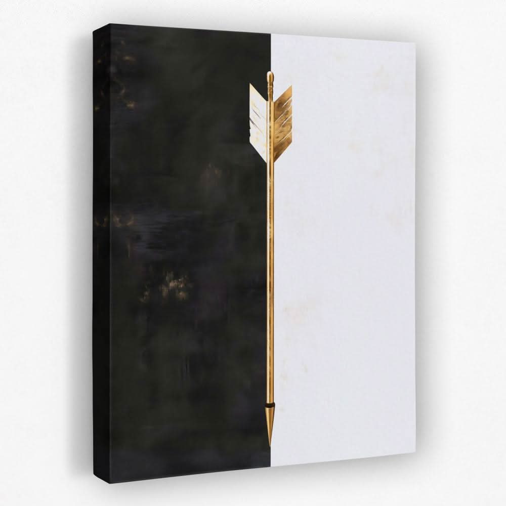 Sharp Contrast - Black and White Canvas Wall Art