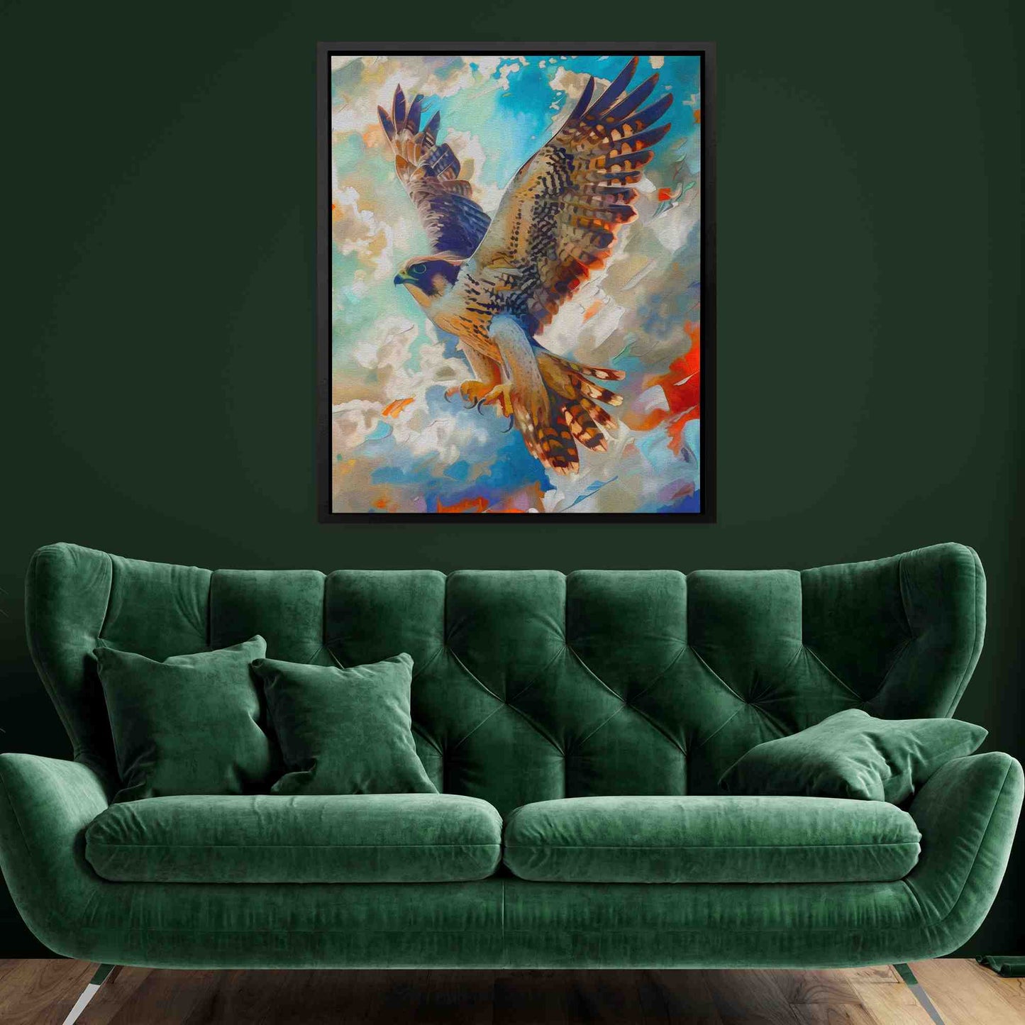 Sharp Talons - Large Canvas Print