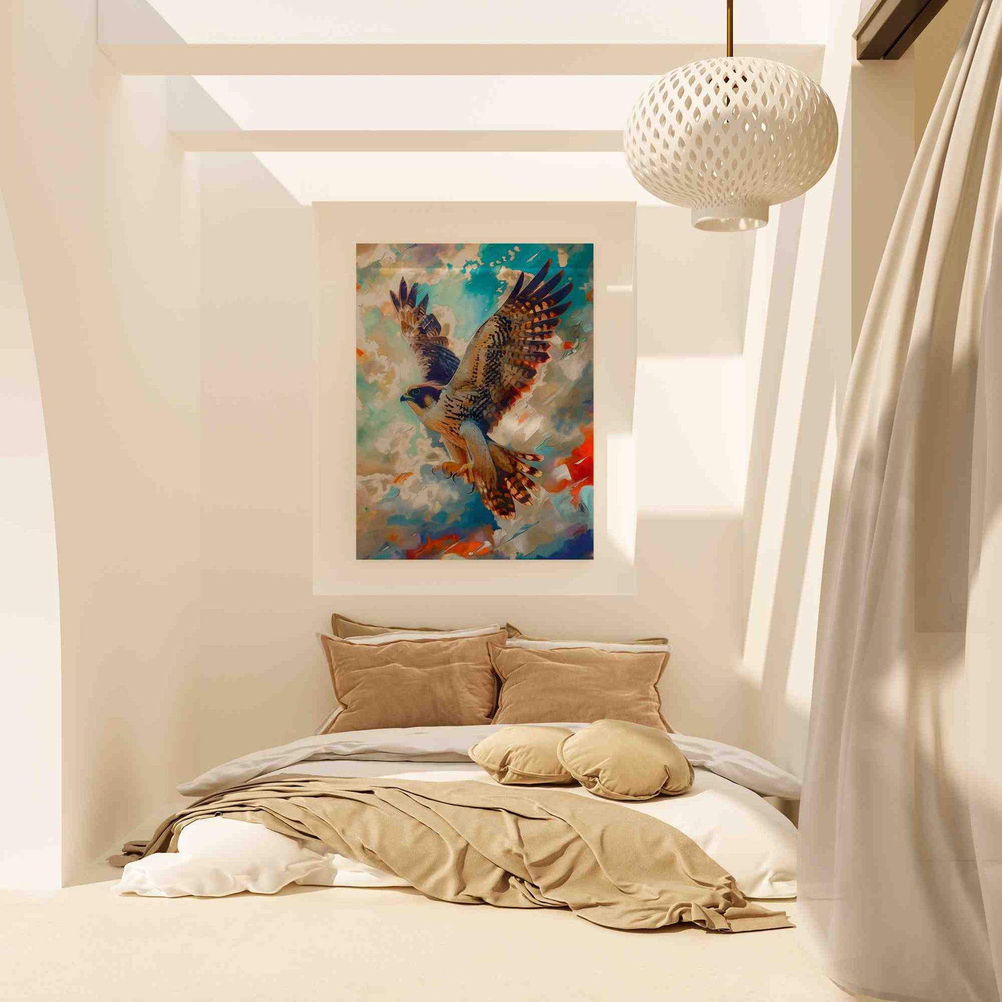 Sharp Talons - Wall Art in Black Frame