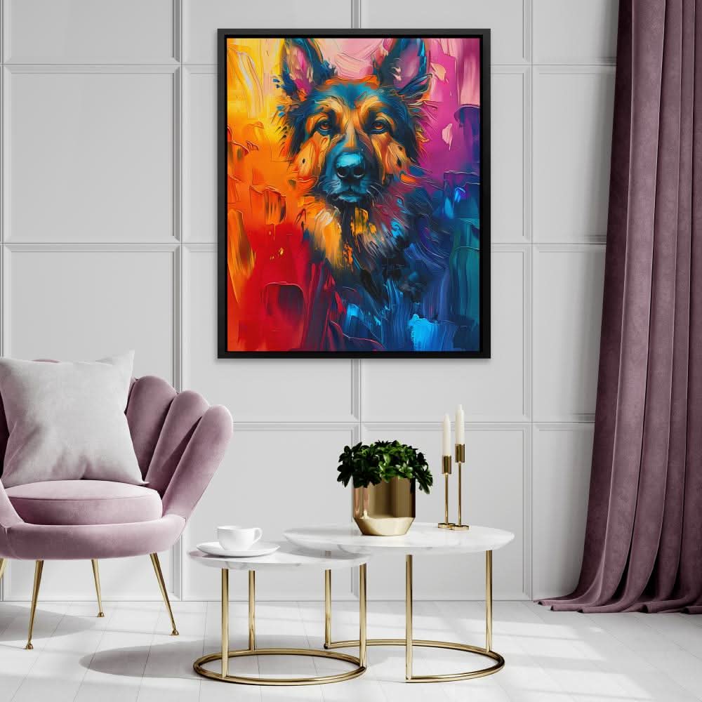 Shepherds Visage - Large Abstract Canvas Print