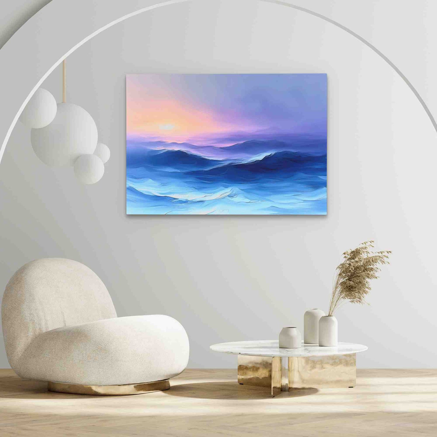 Shifting Tides - Wall Art in Black Frame