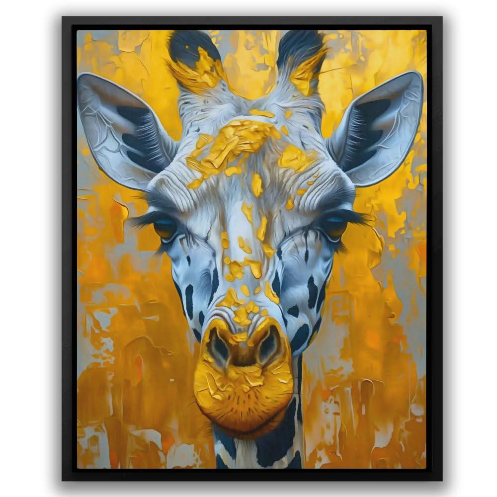 Shimmering Giraffe - Minimalist Wall Art Print
