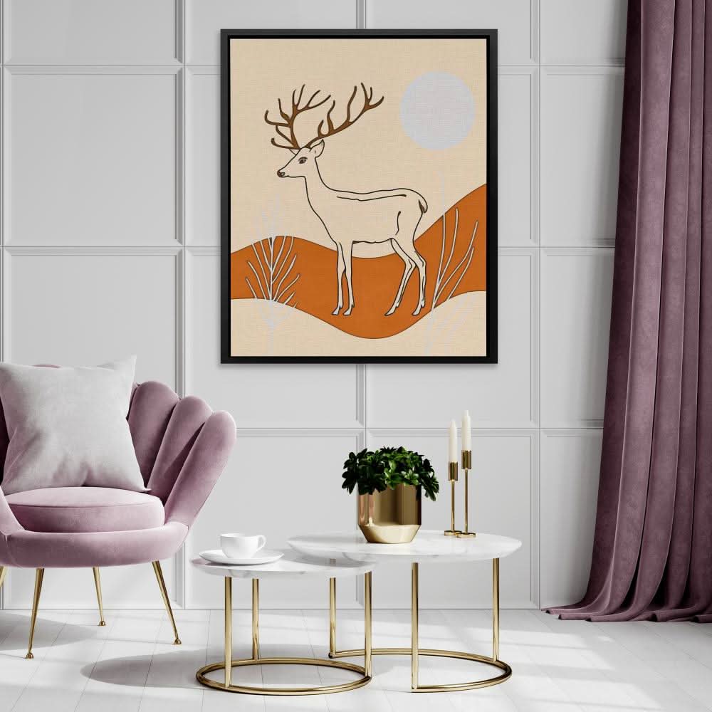 Silent Deer - Animals Art