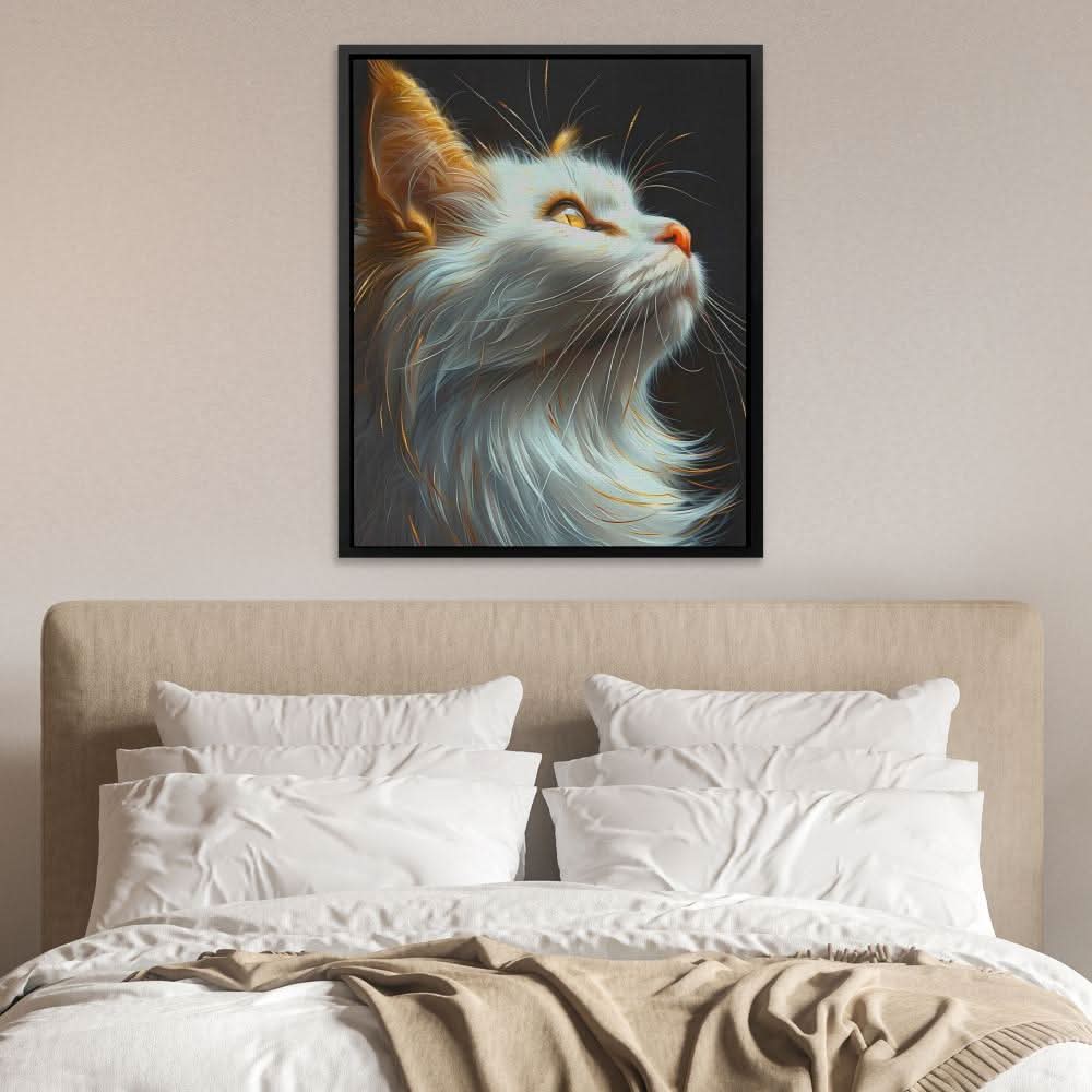 Silent Feline - Neutral Wall Art